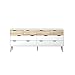 Tvilum Diana 8 Drawer Dresser, White/Oak Structure