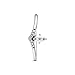 Pandora Classic Wishbone Ring - Sterling Silver Ring for Women - Layering or Stackable Ring - Gift for Her - Sterling Silver with Clear Cubic Zirconia - Size 6
