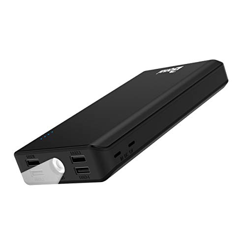 Portable Charger, Bonai 32800mah 5.6A USB Power Bank with Flashlights and 4.0A 10 Hours Fully Charge Compatible With iPhone Samsung Android Phones and Tablets (Include Charging Cord No adapter)- Black