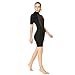FLEXEL Shorty Wetsuit Women 3mm, Wet Suits for Mens in cold water, Neoprene Scuba Diving Suit for Surfing Swimming Snorkeling