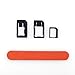 LotFancy 3-in-1 Sim Card Cutter with Nano-Micro, Nano-Standard, Micro-Standard Sim Adapters for iPhone 5s 6 6s 5 7 Plus 8 X Samsung and Other Cellphones