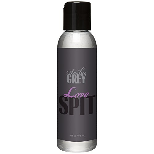 Doc Johnson Sasha Grey - Love Spit - Water-Based Lubricant - Looks Like Spit - Feels Like Natural Lubrication - Paraben and Sugar Free - 4 fl. oz. /118 ml