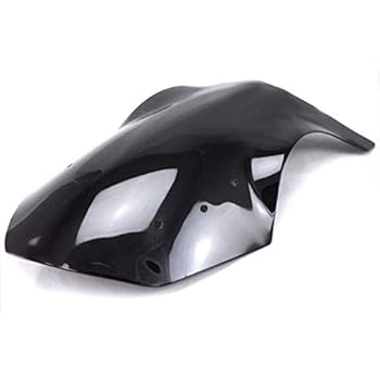 Double Bubble Windshield Windscreen for Kawasaki Z1000SX Ninja 1000 2011-2013 (Black)