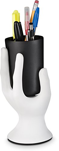 Tech Tools Hand Shaped Pen Holder Organizer - Doubles as a Paperweight Desktop Madness Series (HS-8053)