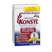 Amazon.com: Konsyl Sugar Free Natural Fiber Supplements Packets - 30 ...