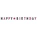 Amscan Letter Banner, One Size, Black and Pink