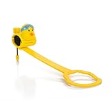 Aqueduck Faucet Extender - Sink Handle Extender, Safe Faucet Extension Attachment And Excellent Washing Solution for Toddlers, Kids, Babies. (Two Handle Faucets. Yellow)