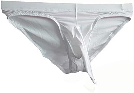 Men's Elephant Nose Panties Comfortable Stretch Ice Silk Slip Triangle Thong Underwear Panties