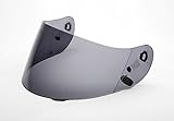 HJC Helmets HJ-05 Unisex-Adult Replacement Helmet Anti-Scratch Face Shield (Dark Smoke, One Size)