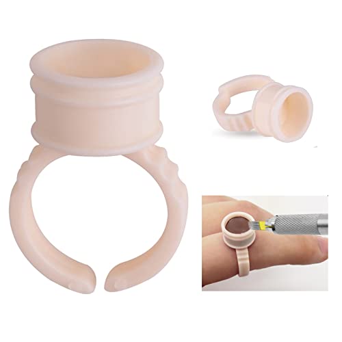 150pcs Soft Silicone Tattoo Pigment Rings Cup, Disposable Tattoo