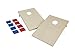 Triumph Sports 2x4 and 2x3 Solid Wood Premium Cornhole Sets - LED Options Available - 8 Bean Bag Toss Bags and Cornhole Boards Included