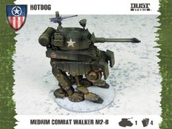 Dust Tactics Model Kit - Hotdog Medium Combat Walker M2 B - D500 - New