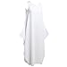 Romacci Women Maxi Sleeveless Dress Plus Size Pockets Loose Swing Tank Tunic Dress White