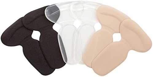 SHOP GIRL High Heel Shoe Pads Cushion with Gel Inserts Insoles Liners 3 black, beige, clear