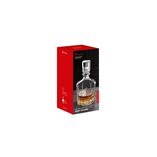Spiegelau Whisky Dekanter, 750 ml, Perfect Serve, 4500158, Whisky Karaffe aus Kristallglas, Whisky Flasche spülmaschinenfest – Bild 5