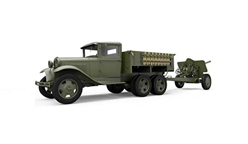 Mini Art 1/35 Soviet Military 2t6x4 Truck & 76 Mil USV / MIA35272 1:35 MiniArt Soviet 2t 6x4 Truck & 76mm USV-BR Gun [Model Building KIT]