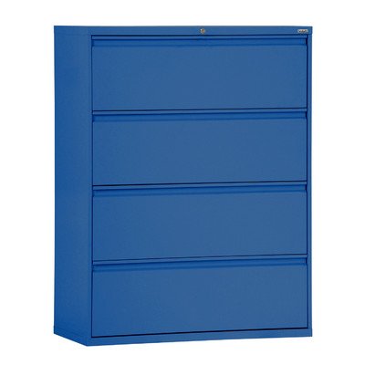 Sandusky Lee Lf8f364 06 800 Series 4 Drawer Lateral File Cabinet 19 25 Depth X 53 25 Height X 36 Width Blue Lateral File Cabinets Olivia Decor Decor For Your Home And Office
