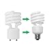 JACKYLED 10-Pack GU24 to E26 / E27 Adapters - Converts your Pin Base Fixture (GU24) to Standard Screw-in Bulb Socket (E26/E27),Maximum Wattage 1000W,200℃ Heat Resistant,No Fire Hazard