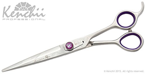 KENCHII Scorpion KESC7C Level-1 7 Inch Curved Even Handle Scissor - Silver