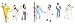 Preiser 10316 Skiers Package(7) HO Model Figure