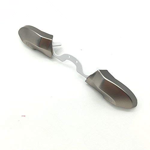 Yoogeer 2 Color Black+Silver Bumper Trigger LB RB Button Replacement for Xbox One Elite Controller, with T6 T8H Screwdriver Kit,2019 Updated Oil Injection Design -Silver+Black