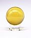 Cafurty Yellow Crystal Sphere Ball Fengshui Glass Ball Decorative Ball Gemstone Ornaments for House Decoration Home Decor, Diameter 30MM /1.2 INCHES - Yellow