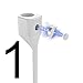FONY Airpods Magnetic Strap Anti-Lost Airpods Cord Sport String Silicone Leash Cable Connector – Airpods Accessories for Airpods Pro/2/1 (White)