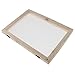 Baosity 2 in 1 Wooden Paper Making Papermaking Mould Frame Screen Tools for Paper Handcraft DIY Paper Craft 18x12.5cm