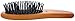Spornette Carry On Wooden Handle Oval Cushion Mini Hair Brush #30-C Travel Size Brush Fits in Purse or Carry-On Bag for Quick Brush Outs, Detangling, Styling, Smoothing Thick, Normal & Thin Hair