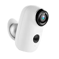 Battery Security Camera, Enow-YL Wireless Rechargeable Battery Powered WiFi Home Security Camera, Waterproof Outdoor Surveillance IP Camera HD 1080P with PIR Motion Sensor Night Vison 2-Way Audio