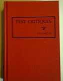 Test Critiques, , 0890795215