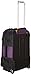 Travelpro Unisex-Adult Bold-Softside Expandable Rollaboard Upright Luggage, Black/Purple, Checked-Medium 25-Inch