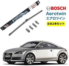 Amazon Bosch ワイパー Audiアウディ Tt 運転席 助手席 左右 2本 セット Ap22u Ap21u ボッシュ エアロツイン 型式 8j3他 Aero Twin フラットワイパー 適合 ワイパーブレード 替え ウインドウケア ビビリ音 低減 ポリマー コーティング ゴム 在庫有 Norautoオリジナル