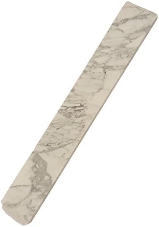 Design Element Carrera White Marble Side Splash (21")