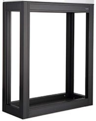 Innovative Marine Nuvo Fusion Peninsula 20 Gallon APS (Aluminum Profile Series) Aquarium Open Stand – Matte Black