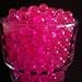 JellyBeadZ Brand - Huge 1 Pound -Almost 30,000 Water Bead Gel - Magenta- 16 Ounce Heat Sealed Bag- Water Pearls Gel Beads- Wedding and Event Centerpieces