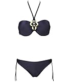 Allezola Women's Mixed Colors Bikini Swimsuit Bathing Suit Swimwear Sexy Push Up