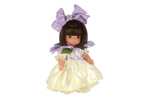 Precious Moments 12″ Bouquet of Friendship Orchid Brunette Doll