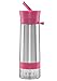 Aqua Zinger by Zing Anything, Stainless Steel Infuser Bottle, Double Wall Insulate Reusable Water Bottle, Citrus Infusion, Active Infusion, Food Grade 18/8 Stainless Steel, Hydration, 20 oz., Pink