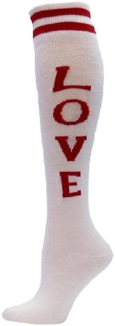 Red Lion Love Urban Word Sock ( White / Red - Medium )