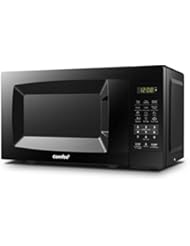 Comfee EM720CPL-PMB Countertop Microwave Oven with Sound On/Off, ECO Mode and Easy One-Touch Buttons, 0.7cu.ft, 700W, Black