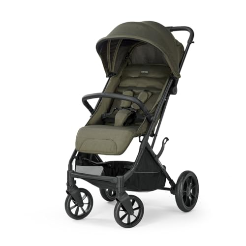 Inglesina Zenit Kompakter Kinderwagen, Grün, Hervorragende Leistung, Bequem, bis zu 22kg, Große Räder, Geräumiger Sitz, Amazon Exklusiv