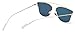 GAMT Mirrored Metal Frame Sunglasses Rimless Designer for Men