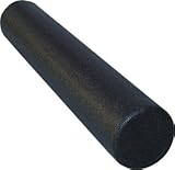 Black High Density Foam Roller: 6"" x 18"", Round