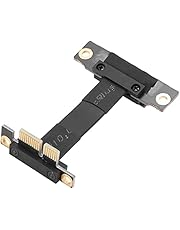 Tycncty PCIE X1 Riser Cable Dual 90 Degree Right Angle PCIe 3.0 X1 to X1 Extension Cable 8Gbps PCI Express 1X Riser Card 5cm