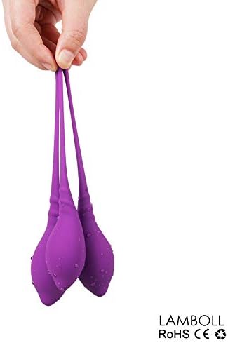 Kegel fitness ball bladder control Tightening the pelvic floor muscles Improve urinary incontinence Increase the intimacy between husband and wife very suitable postpartum recovery, Purple