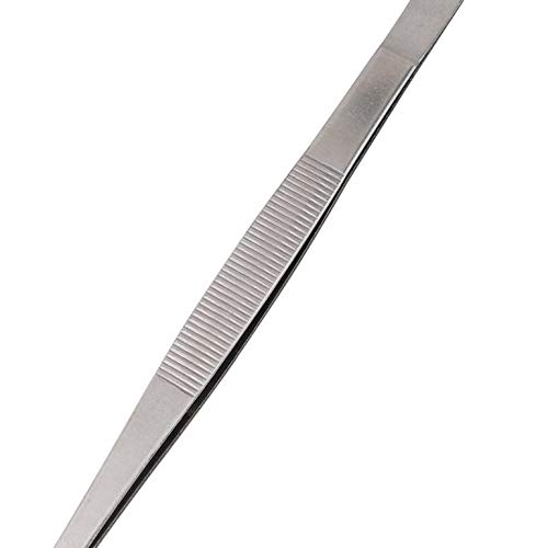 Extra-Long 30CM/12 Inch Stainless Steel Kitchen Grill Tweezers BBQ Food Oven Salad Fish Serving Tongs Barbecue Tool