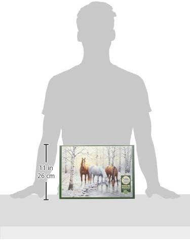 Cobblehill 80055 1000 pc Winter Trio Puzzle, Various