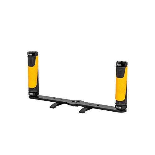 Ikan Dual Grip Gimbal Handle & Tray for DS1, MS1, & EC1 Gimbal Stabilizers, Black (Certified Refurbished) - Thumbnail 5