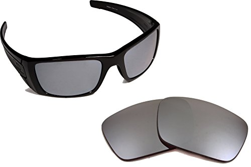 New SEEK OPTICS Replacement Lenses Oakley FUEL CELL - Polarized Black Iridium
